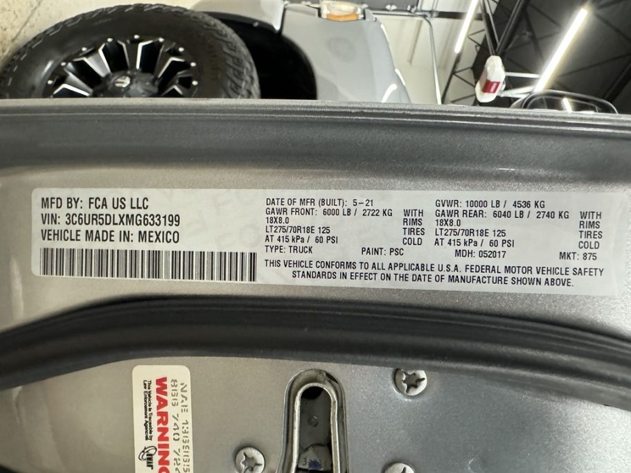 2021 Ram 2500 Big Horn Sport - Lime Ridge Auto Sales